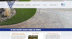 Desktop Screenshot of gandmconcrete.com